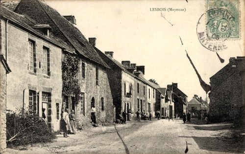 Cpa lebois mayenne vue - mayenne,, du