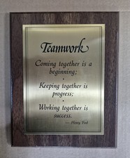 Targa in legno da parete da