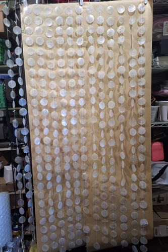 Pannello tenda capiz shell - capiz,