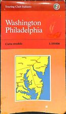 Cartina stradale  1: 350 000 Washington Philadelphia - Touring Club Italiano