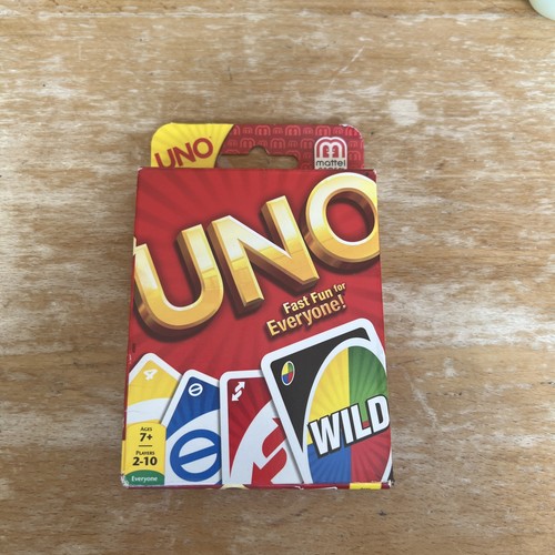 Mattel uno wild card game - card,