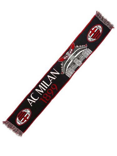 Milan sciarpa jacquard ac - milan,