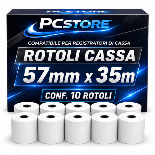 Rotoli termici 57x35 per - rotoli,