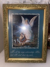 Quadro angelo custode vintage