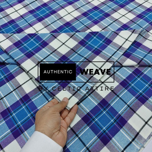 Abito kerr tessuto tartan - tessuto,