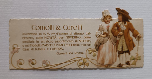 Comolli carotti genova - carotti, abiti