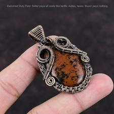 Ciondolo Figlia Rame Mogano