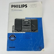 Philips FW56 CD Mini Impianto Stereo Hifi Manuale Istruzioni Libretto