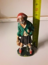 Statuina presepe in Bachelite/celluloide  made in italy anni 50 dipinta a mano 