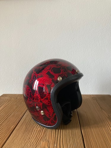 Casco moto jet vintage - casco,