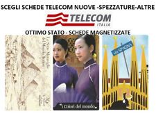 SCEGLI SCHEDE TELECOM NUOVE -SPEZZATURE-ALTRE - OTTIMO STATO -MAGNETIZZATE