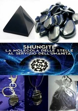 SHUNGITE carbonio reiki aura cristalloterapia protezione no elettrosmog ki elite