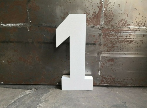 Numero polistirolo 55x8 cm - polistirolo:,