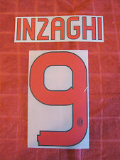 KIT INZAGHI 9 ROSSONERO X MAGLIA CALCIO MILAN NUOVO STILSCREEN NEW 