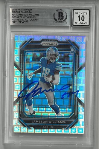 Jameson williams autografo - williams,