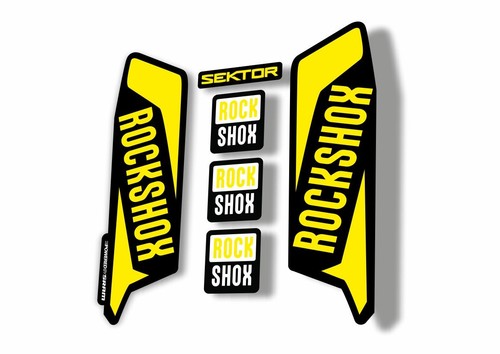 Adesivo rock shox sektor - sektor, 2016