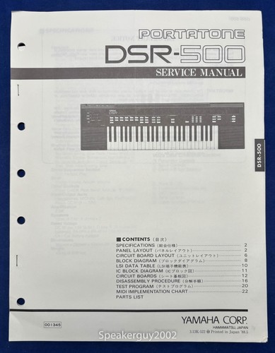 Manuale servizio originale - manuale,