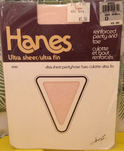 Vintage pantyhose rare hanes - rare,
