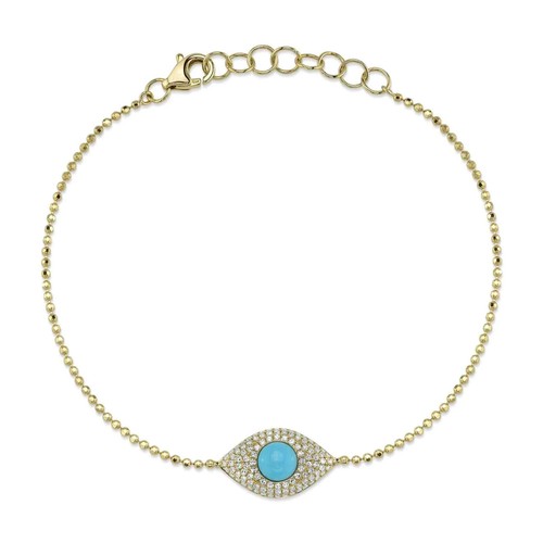 Turchese diamante occhio - turchese,