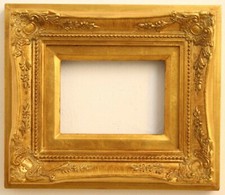 Cornice retta in legno foglia