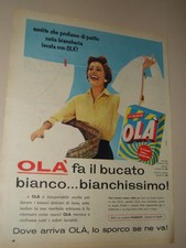 OLA PALMOLIVE SAPONE BUCATO BIANCO=ANNI '50=PUBBLICITA=ADVERTISING=561