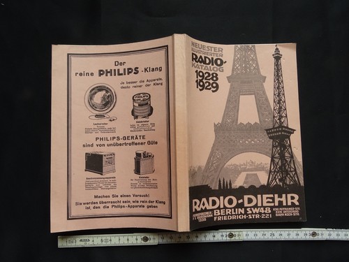 Catalogo radio diehr 1928 - catalogo, 1928-1929