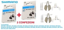 2 confezioni PASTIGLIE FRENO SHIMANO B05S RESINA scatola in cartone ecologica