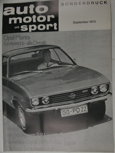 Opel manta diplomat - diplomat, 1970