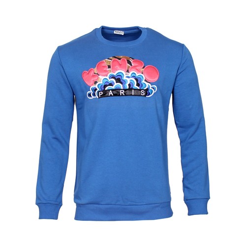 Felpa kenzo paris wave - wave, logo