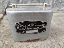 Salvadanaio grigio anni '60