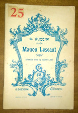 libretto opera  G.  Puccini