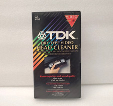 TDK VHS S-VHS Pulitore testine