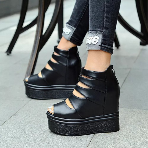 Stivali estivi platform donna - stivali,