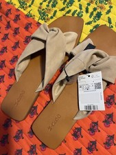 Mango sandali slide pelle - mango,
