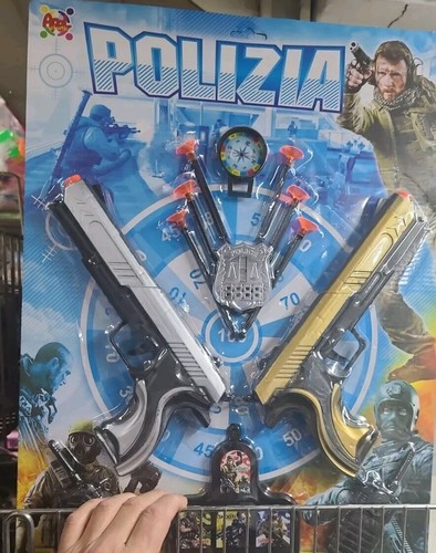 Pistola manette polizia - manette,
