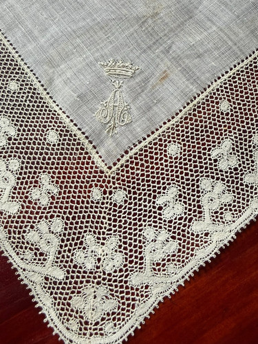 Pizzo antico fazzoletto - antico,