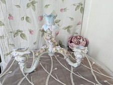 Magico candelabro romantico in porcellana**shabby chic 