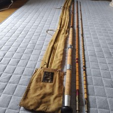 canna da pesca a mosca in bambù hardy the GoldMedal 15f