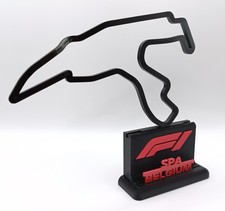 F1 Circuito SPA Francorchamps, Belgio Pista Tracciato Formula 1 GP 3D-Print Made
