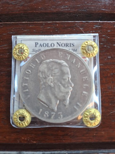 Lire 1873 periziata - 5,