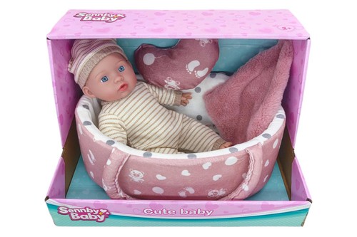 Bebe 25cm con - porta, enfant