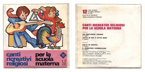 Disco canti ricreativi - canti,