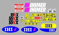 ihimer IHI 55 vx decalcomanie adesivi kit completo