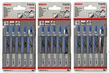 Lotto 3 Confezioni da 5 Lame Seghetto Alternativo BOSCH T127D HSS Special Alu