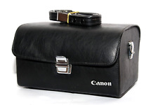BORSA FOTO HINOMOTO n° 147 personalizzata CANON Bauletto Vintage in Pelle Nera