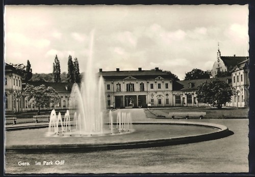 Cartolina gera fontana - cartolina,