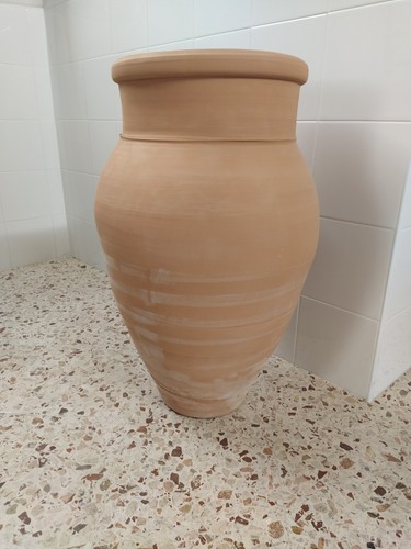 Giara terracotta santo - in,