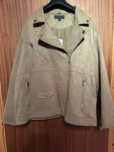 Giacca biker zara cammello - giacca,