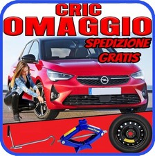 Ruotino Di Scorta 4Fori Misura Ruota Da 16 Per La Opel Corsa F Con Kit Cric Auto