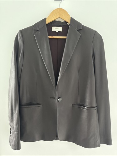 Blazer donna pelle - vince, nuovo